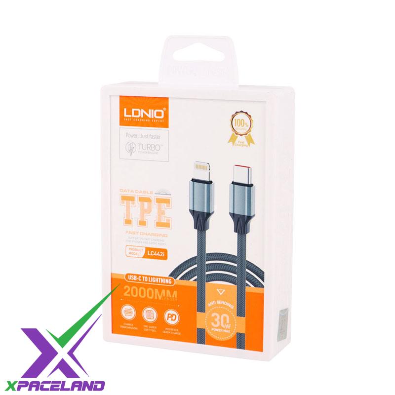 کابل شارژ Type-C به لایتنینگ LDNIO مدل LC442i