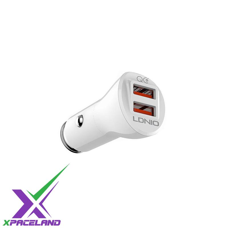 شارژر فندکی الدینیو ۳۶ وات به همراه کابل تایپ سی مدل C511Q