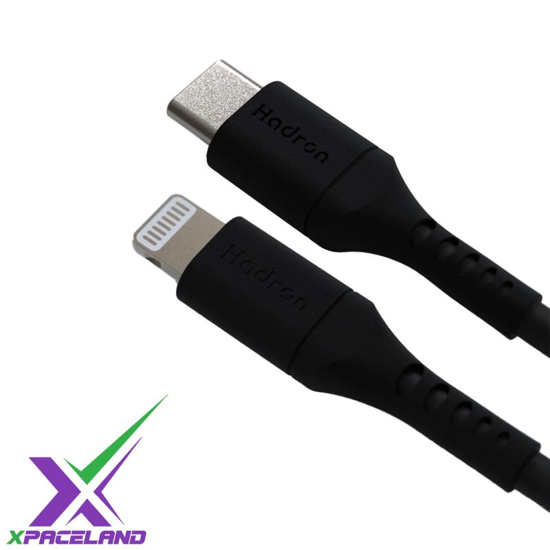 کابل شارژ USB-C به لایتنینگ هادرون طول 1 متر مدل HTC-C-L01