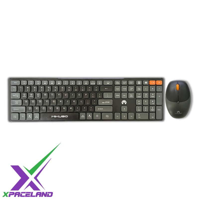 ماوس و کیبورد بیسیم رنگی c023 میکاسو