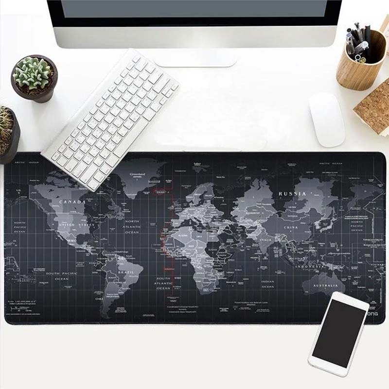 mouse pad world map 30*80